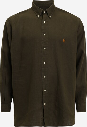 Polo Ralph Lauren Big & Tall Button Up Shirt in Khaki / Orange, Item view