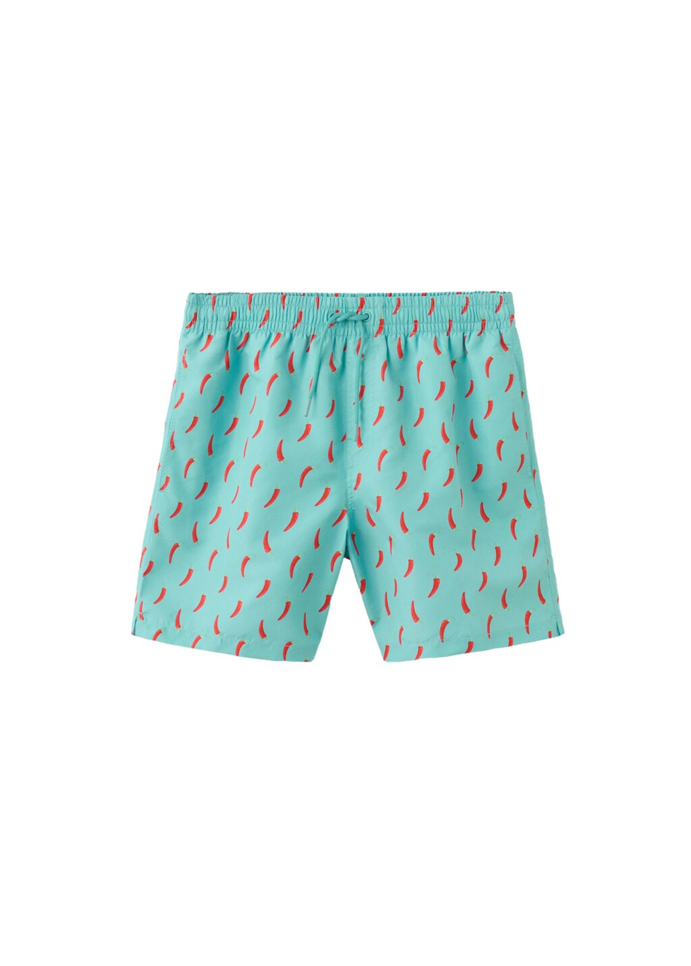 MANGO TEEN Board Shorts 'Jalisco' in Green: front