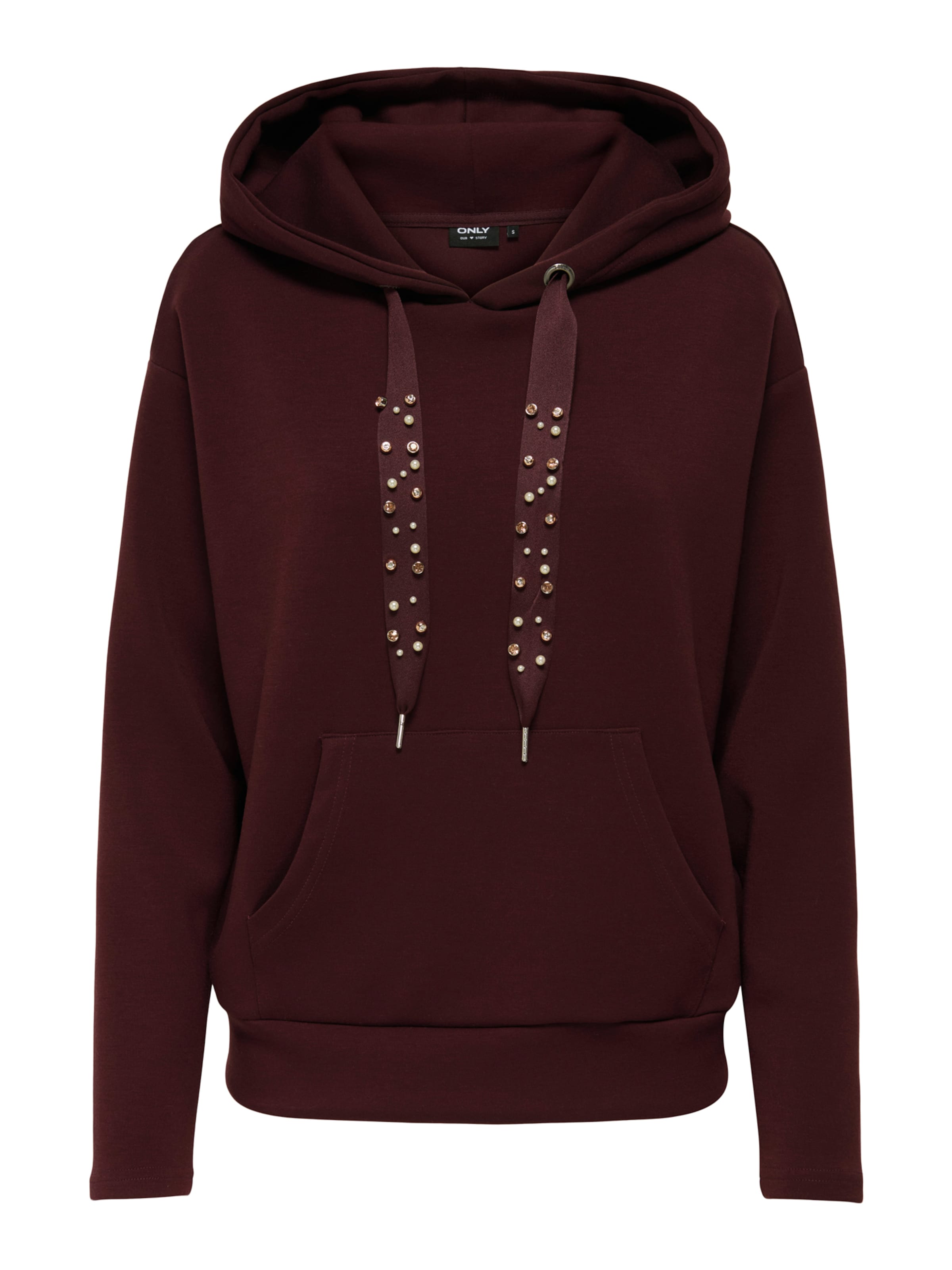 ONLY - Sweatshirt 'ONLFANCY' em castanho: frente