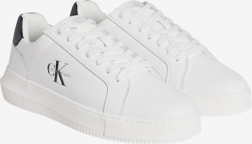 Calvin Klein JeansNiske tenisice - bijela boja: prednji dio