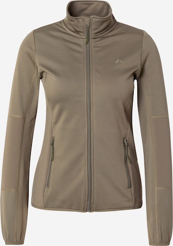 Veste en polaire 'ONPJETTA' ONLY PLAY en vert : devant