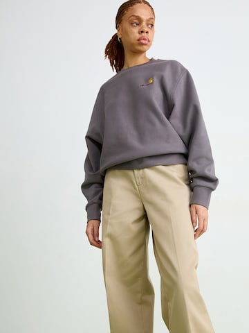 Carhartt WIP Sweatshirt 'American Script' i rød