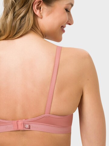 BeeDees T-shirt Bra 'Bügel-BH Microfun W' in Red