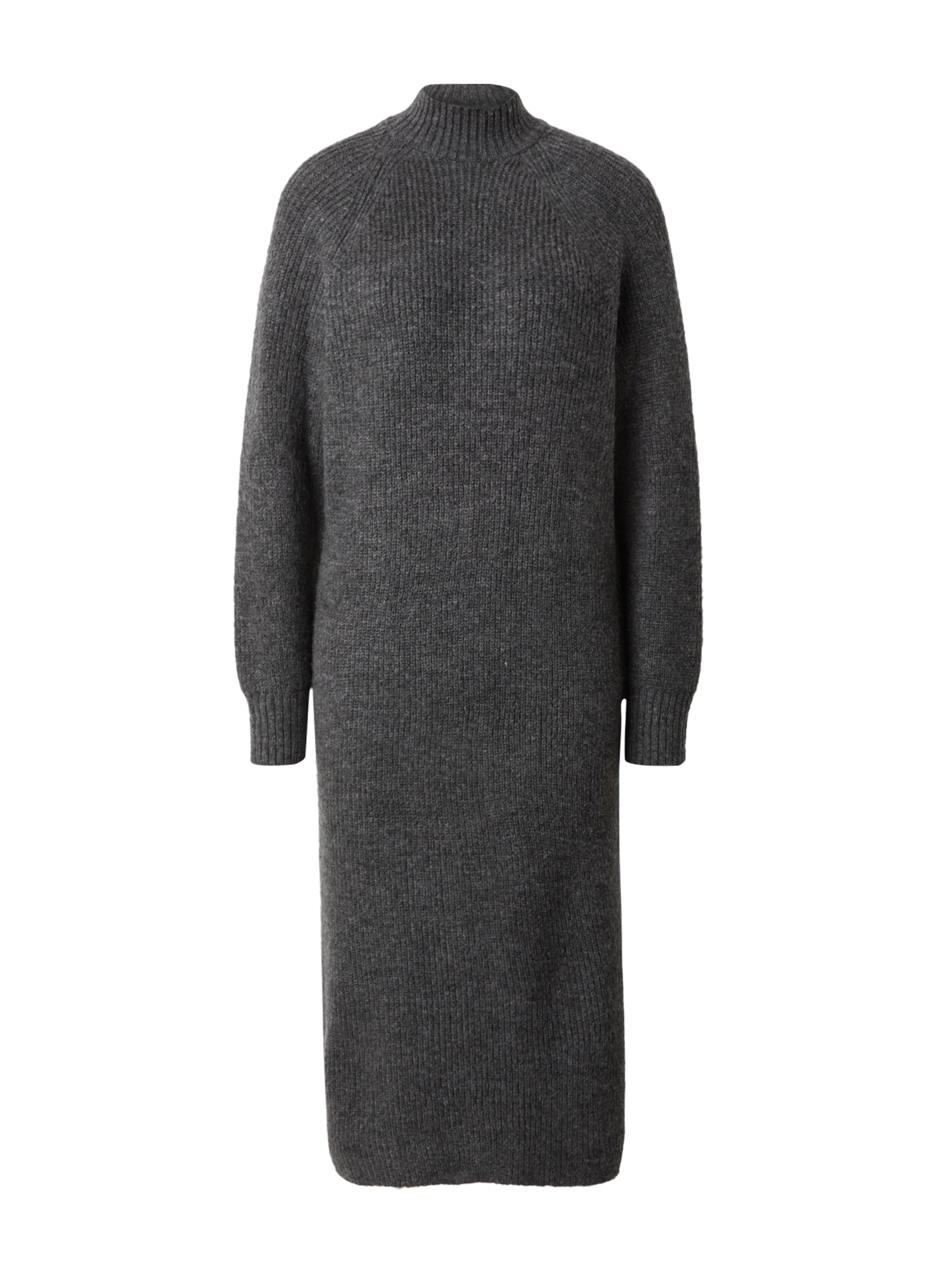 ONLY Плетена рокля 'ANDREA' в сиво: отпред