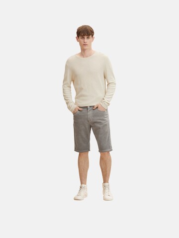 TOM TAILOR Regular Shorts 'Josh' in Grau: predná strana