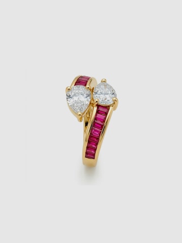 Luxenter - Anillo 'Darbia' en rojo