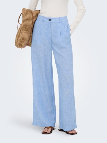 Loosefit Pantaloni con pieghe 'JDYBRUCE' di JDY in blu: frontale