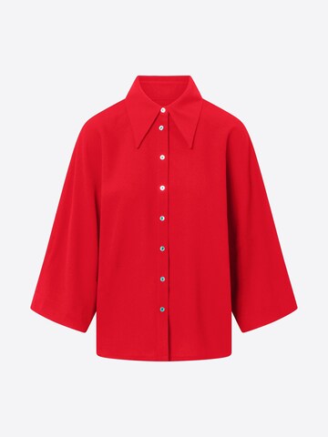 Camicia da donna 'Air' di Jascha Stockholm in rosso: frontale