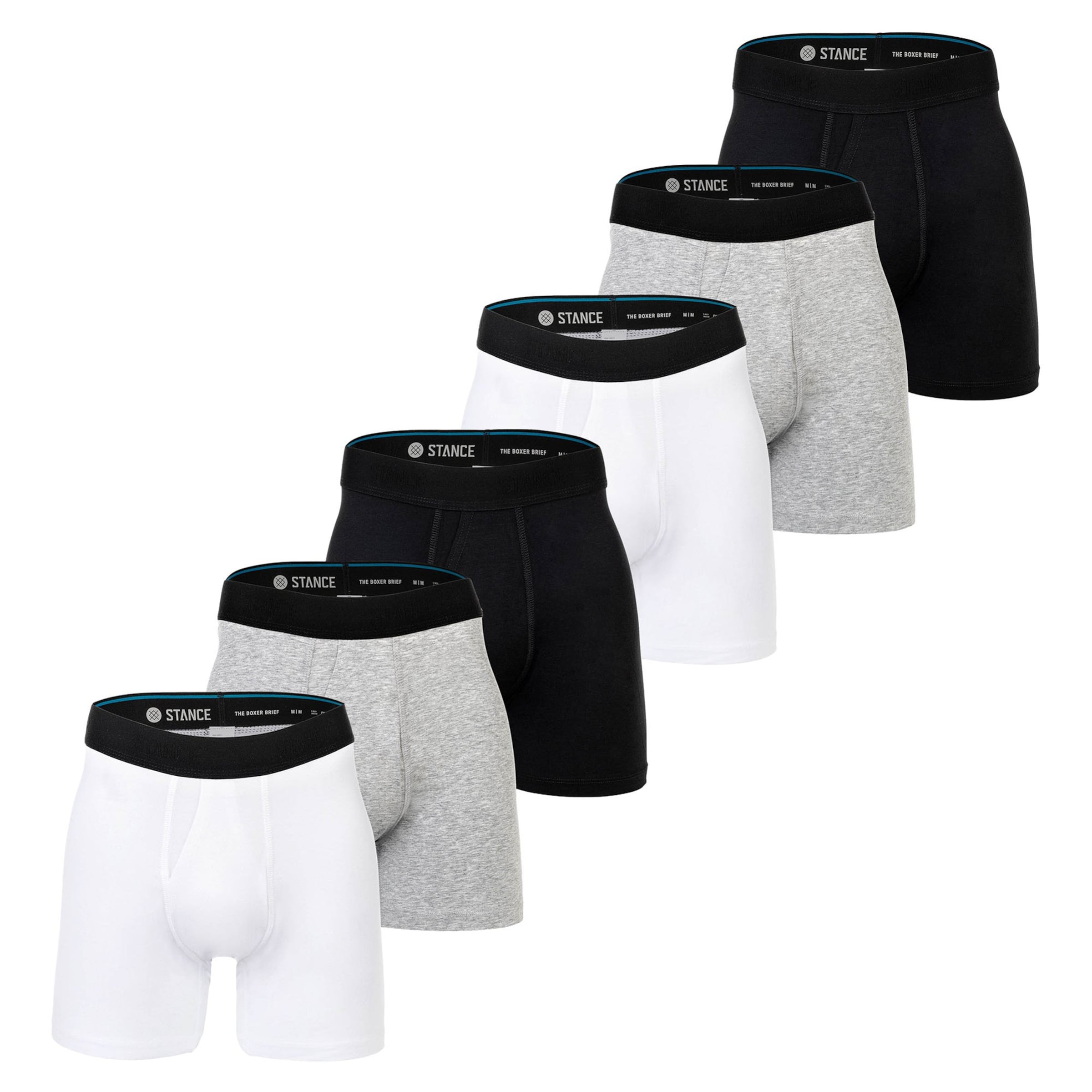 Boxers Stance en gris : devant