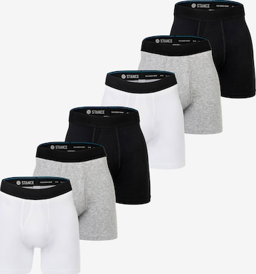 Stance Boxerky – šedá: přední strana