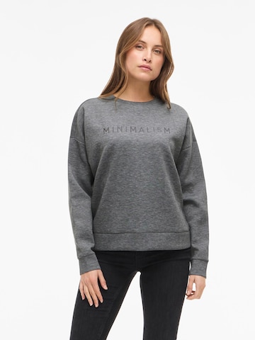 VILA Sweatshirt 'VIReflect' i grå: forside