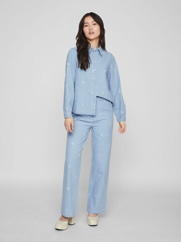 VILA Bluse in Blau