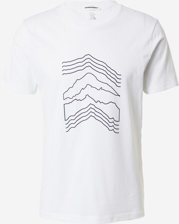 ARMEDANGELS T-shirt 'James' i vit: framsida