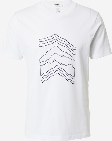 T-Shirt 'James' ARMEDANGELS en blanc : devant