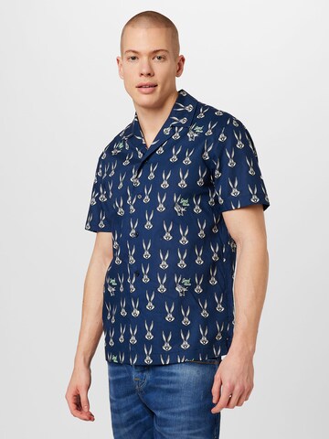 SCOTCH & SODA Regular Fit Hemd 'Bugs Bunny' in Blau: predná strana