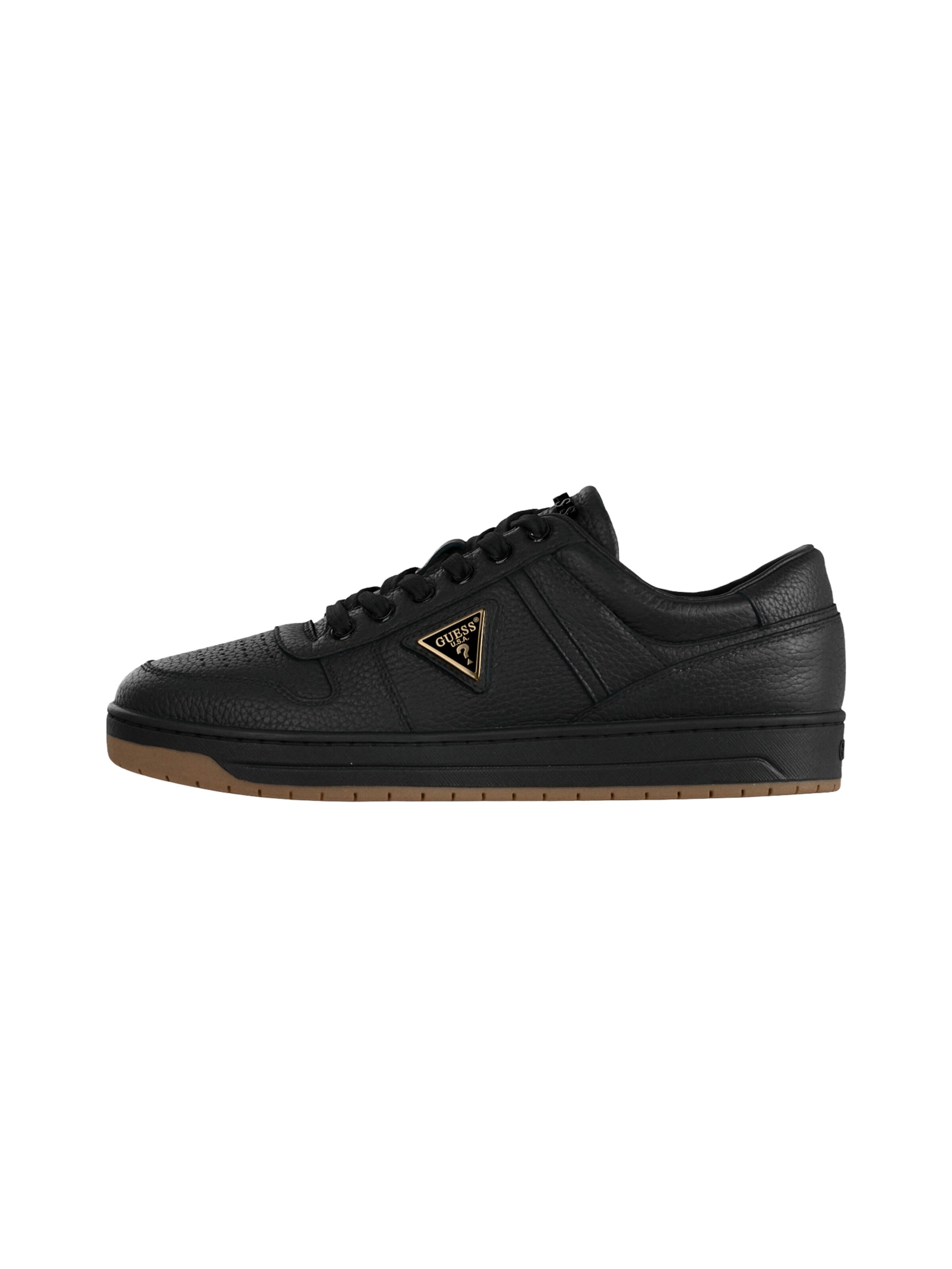 GUESS - Zapatillas deportivas bajas 'UDDENT5' en negro: frente
