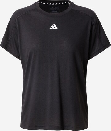 ADIDAS PERFORMANCE Performance Shirt 'Train Essentials' in Black: front