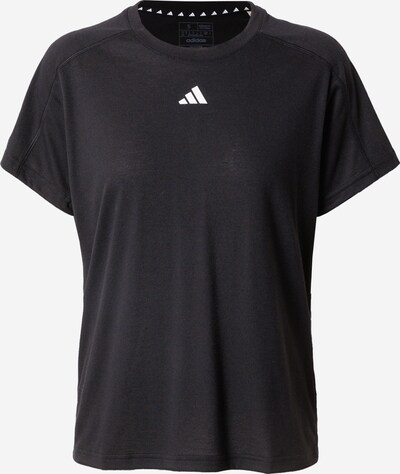 ADIDAS PERFORMANCE T-shirt fonctionnel 'Train Essentials' en noir / blanc, Vue avec produit