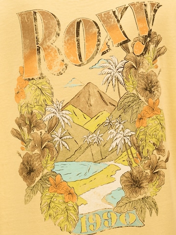 T-shirt 'Oceanregular Poster' ROXY en jaune