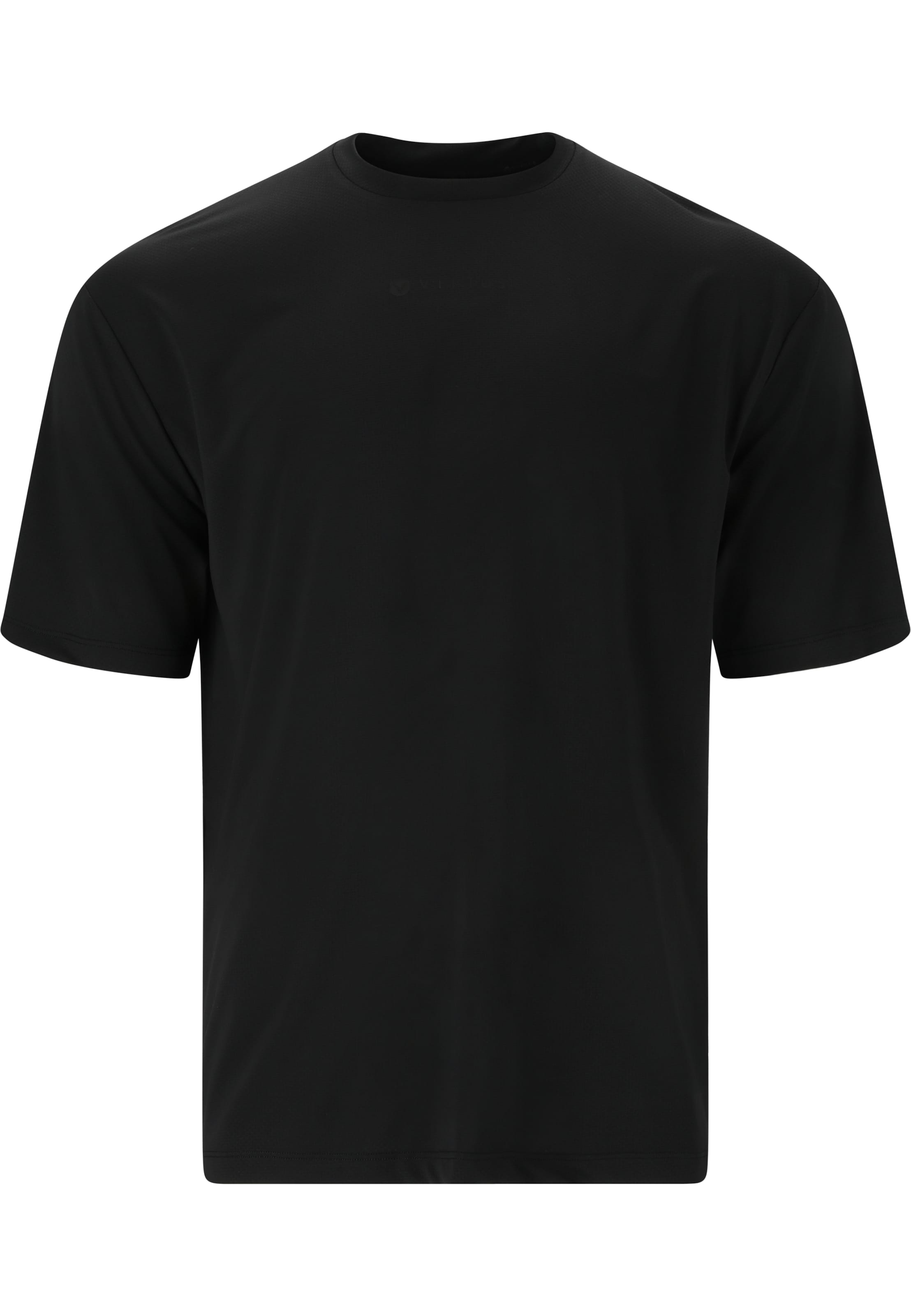 Virtus Functioneel shirt 'Roger' in Zwart: voorkant