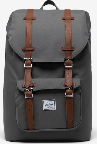 Herschel - Mochila 'Little America' en gris: frente