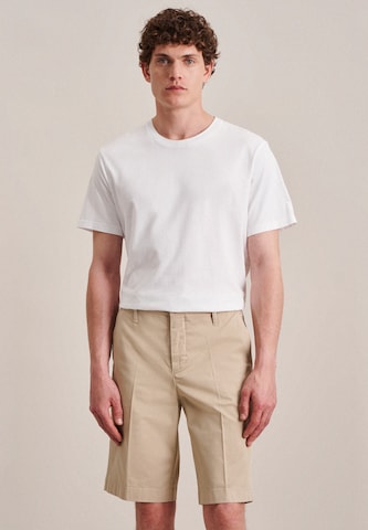 SEIDENSTICKER Regular Chino trousers 'Schwarze Rose' in Beige: front