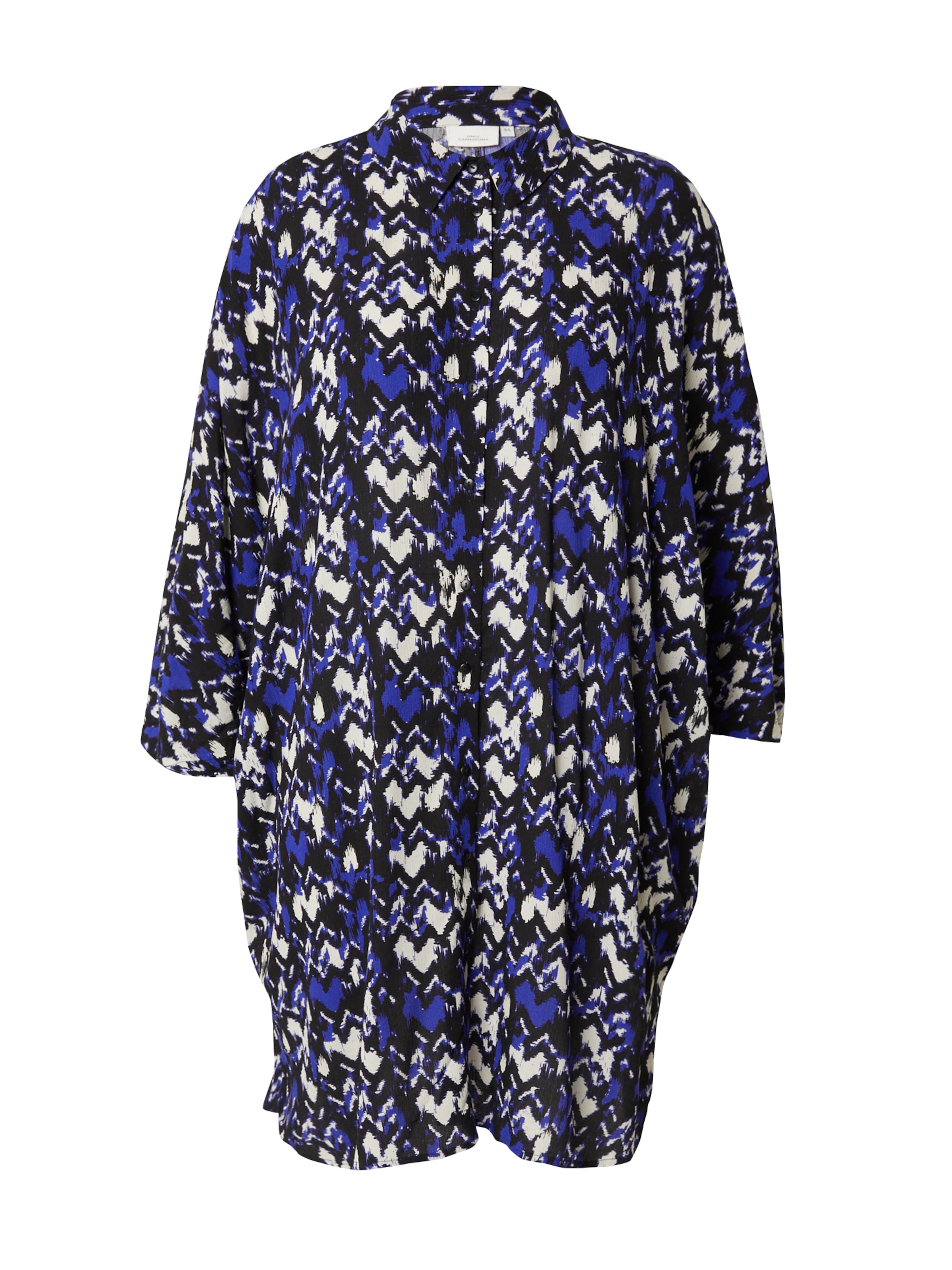 Tunique 'CARYAYA' ONLY Carmakoma en bleu : devant