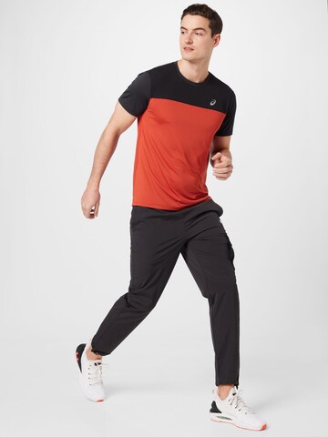 ASICS Functioneel shirt 'RACE' in Zwart