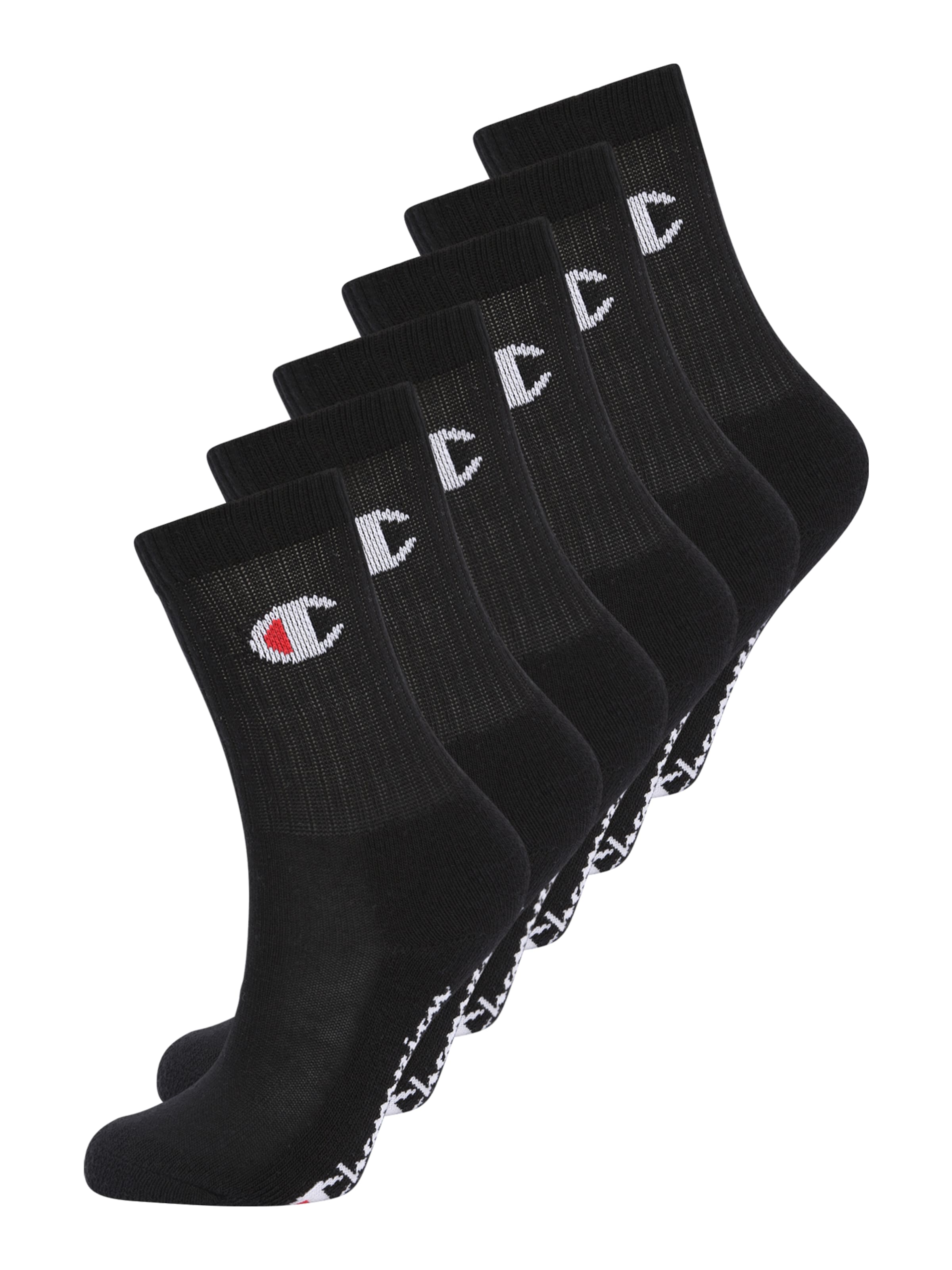 Șosete de la Champion Authentic Athletic Apparel pe negru: față