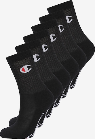 Chaussettes Champion Authentic Athletic Apparel en noir : devant