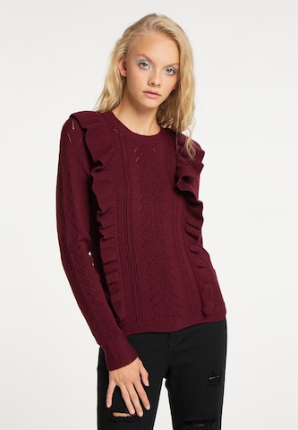 myMo ROCKS Pullover in Rot: predná strana