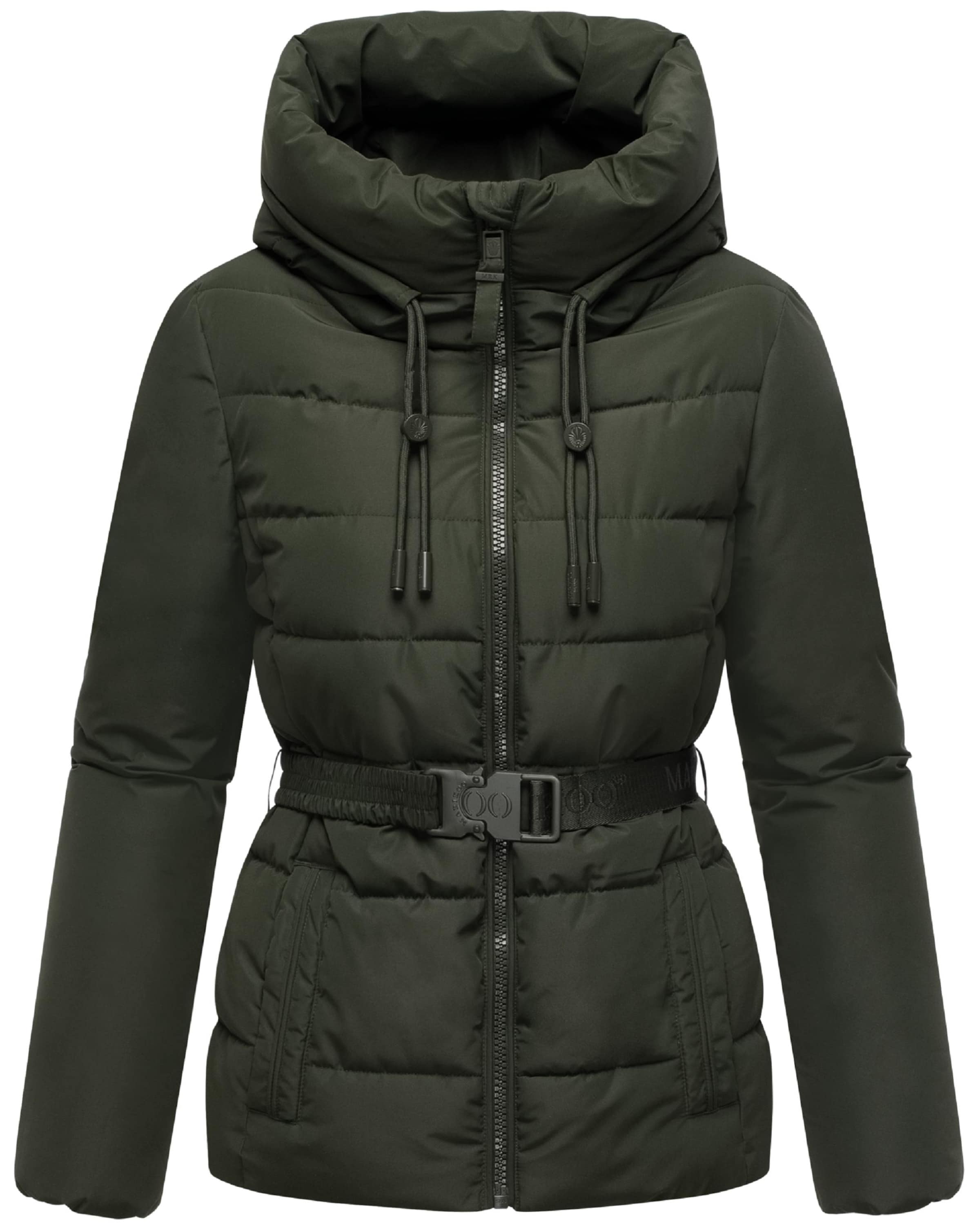 MARIKOO Χειμερινό μπουφάν 'Himee 16' σε πράσινο: μπροστά