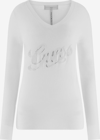 GUESS Sweater 'Myla' in White: front