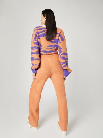 Smiles Loosefit Broek 'Nino' in Oranje