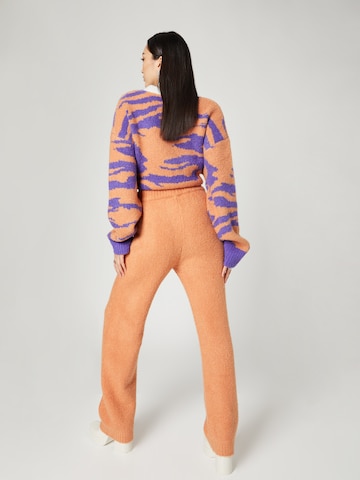 Smiles Loose fit Pants 'Nino' in Orange