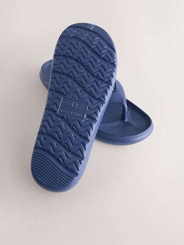 Next Босоножки через палец в Синий