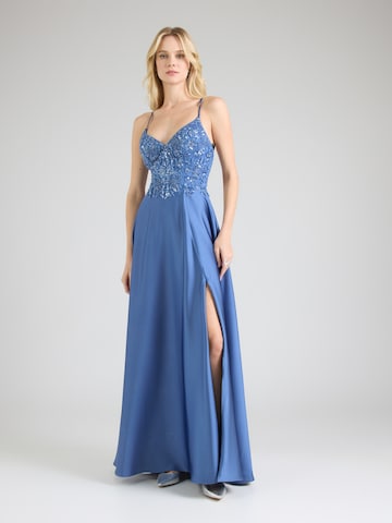 Laona Evening dress in Blue: front