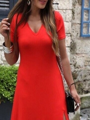 Robe JANE's en rouge