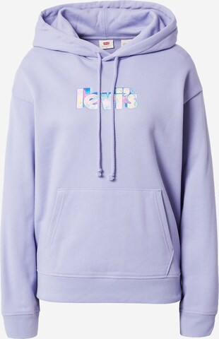 LEVI'S ® Mikina 'Graphic Standard Hoodie' – modrá: přední strana