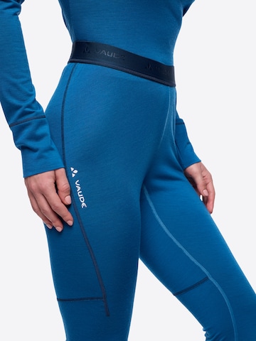 VAUDE Skinny Sportbroek 'Monviso II' in Blauw