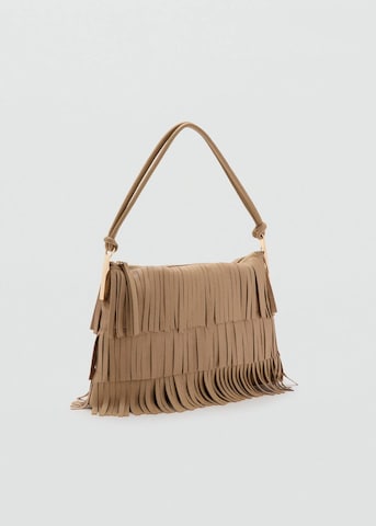 MANGO Shoulder Bag in Beige