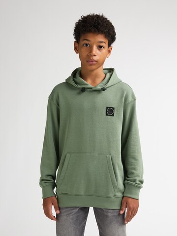Petrol Industries Sweatshirt 'Ballena' in Groen: voorkant