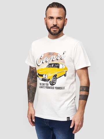 T-Shirt 'Ford Capri RS1300' Recovered en blanc