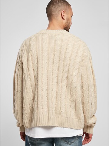 Urban Classics Knit Cardigan in Beige