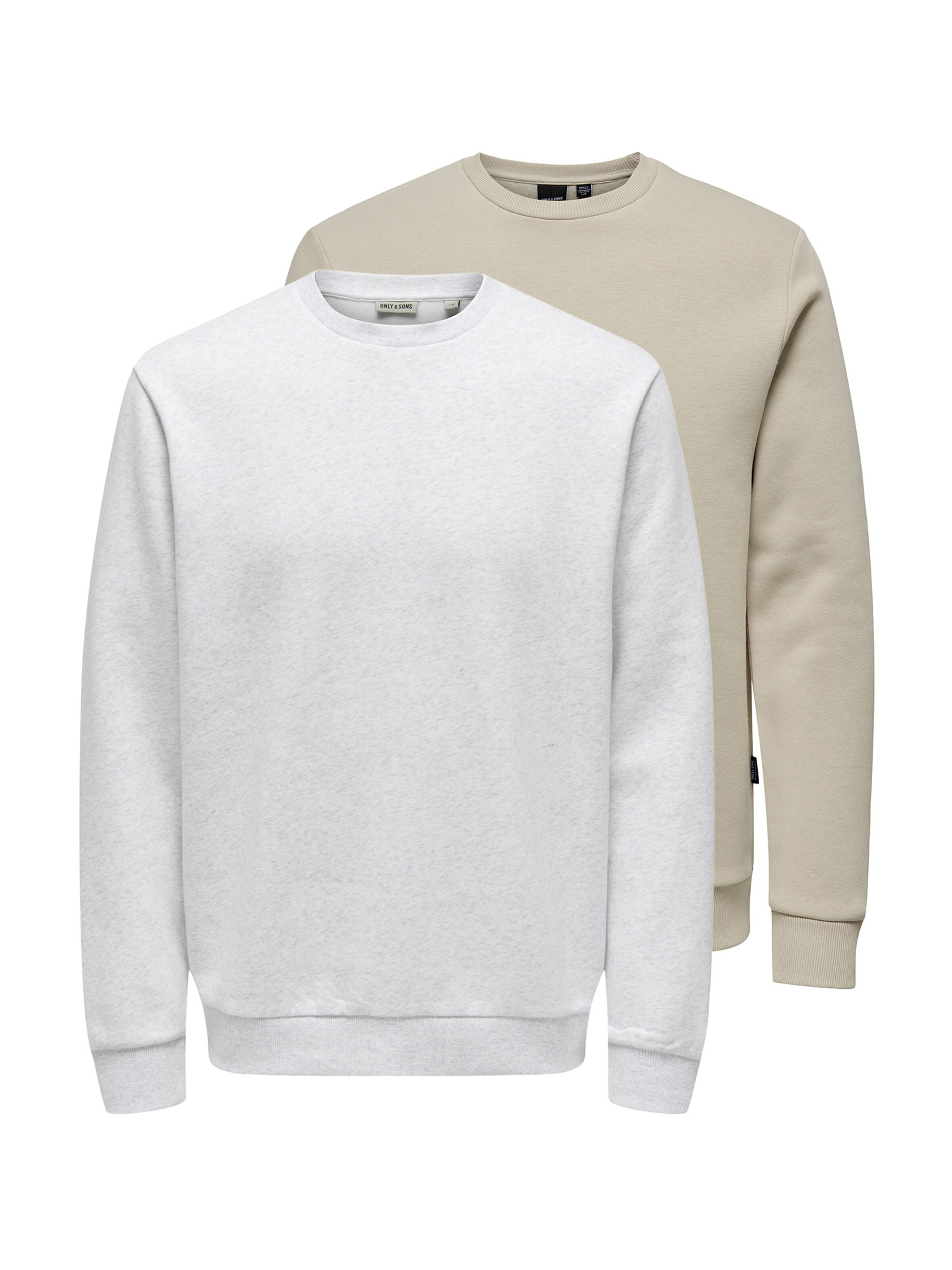 Only & Sons Sweatshirt 'Ceres' in Brown: front