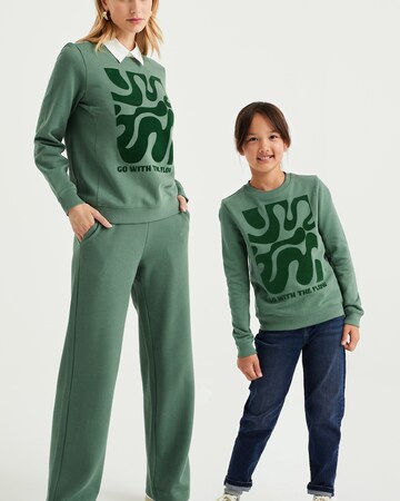 WE Fashion Sweatshirt in Grün