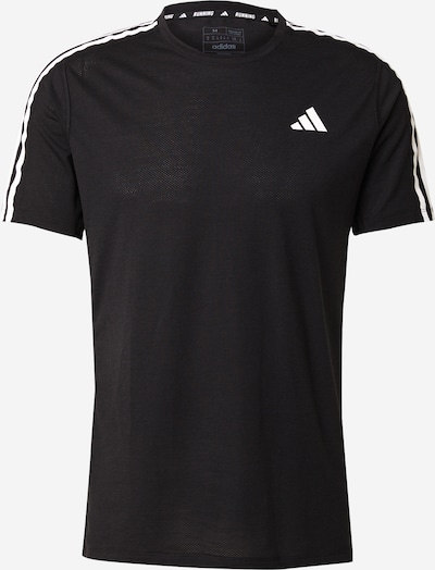 ADIDAS PERFORMANCE Toiminnallinen paita 'Own The Run' värissä musta / offwhite, Tuotenäkymä