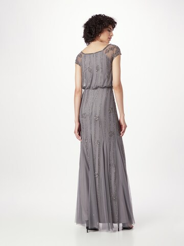 LACE & BEADS Evening dress 'Keeva' in Grey