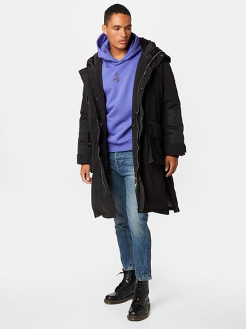 BALR. Winterparka 'Elijah' in Zwart