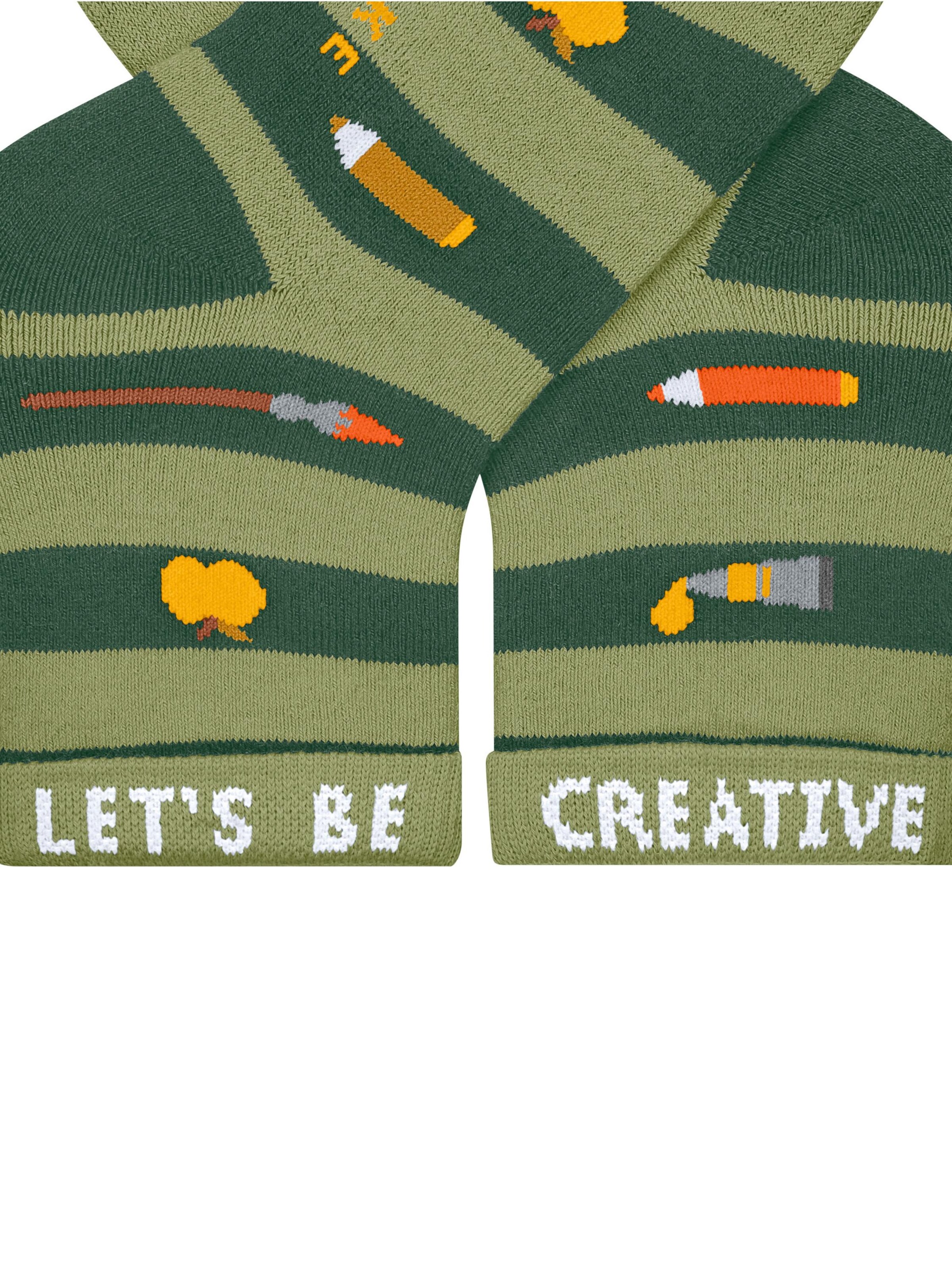 FALKE Socks 'School Supplies' in Green